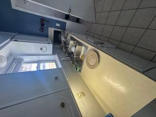 Island before - old countertop