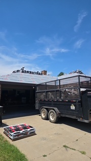 Roofing project in progress - ECCStrat